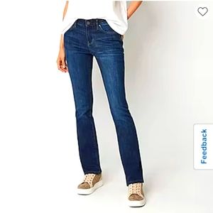 A.N.A dark wash slim boot cut jeans